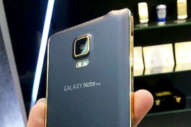 Trên tay Galaxy Note Edge viền vàng 24K tuyệt đẹp