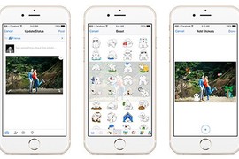 Facebook sẽ tích hợp Sticker khi tải ảnh lên mạng