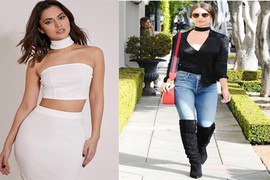 Mê mẩn ngắm sao ngoại diện áo cổ choker cực đẹp 