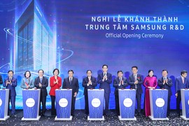 Thủ tướng dự khánh thành Trung tâm R&D của Samsung