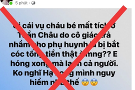 Thực hư thông tin bắt cóc trẻ em, đòi tiền chuộc ở Quảng Ninh