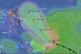 Bão số 2 đổ bộ Miền Bắc, mưa lớn từ đêm 22/07