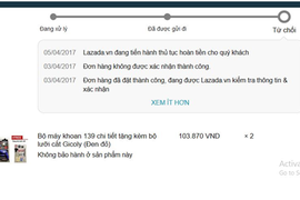 Háo hức mua hàng khuyến mãi trên Lazada, khách hàng ngậm “quả đắng“