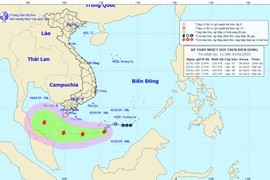 Khẩn trương ứng phó áp thấp nhiệt đới trên biển Đông