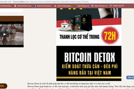 Bitcoin Coffee VN giả mạo báo chí... lừa dối khách về giảm cân Bitcoin Detox