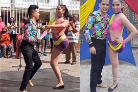 Cô gái một chân khiến dân mạng thán phục với màn nhảy salsa gợi cảm