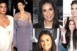 Soi những bộ phận phẫu thuật thẩm mỹ của Demi Moore