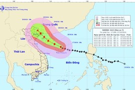 Bão số 7 giật cấp 15, hướng vào Bắc Bộ 