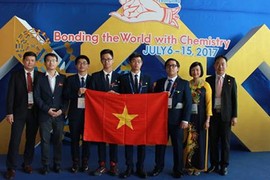 Việt Nam đoạt 3 Huy chương vàng tại Olympic Hóa học quốc tế năm 2017