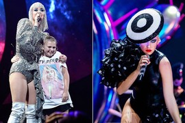 Katy Perry mặc trang phục diễn do Nguyễn Công Trí thiết kế