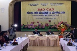 Kết quả thăm dò tìm dấu vết lăng mộ vua Quang Trung