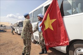  Những hình ảnh đầu tiên của các bác sĩ quân y Việt Nam tại Nam Sudan