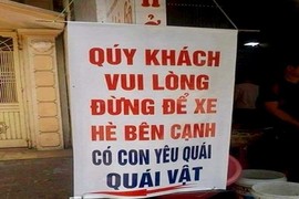 Chủ quán phở bị "ném đá" tả tơi vì tấm bảng có "1-0-2"