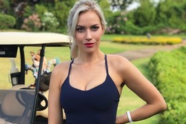 Nữ golf thủ có hàng triệu follow, từng bị dọa giết vì quá gợi cảm 