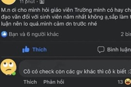 Nam sinh hỏi cách gian lận thi cử, cô giáo bình luận sợ xanh mặt