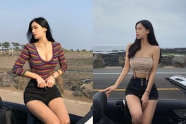 Mặc gợi cảm khoe dáng bên siêu xe, hot girl "gây mê" người nhìn