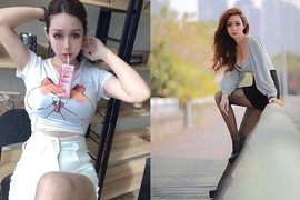 Nữ thư ký diện đồ hở bạo khoe vòng một “ná thở” 