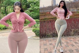 Mặc đồ tập, hot girl lộ điểm nhạy cảm khiến người nhìn đỏ mặt