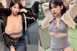 Diện đồ hở chân ngực, hot girl khiến người nhìn ngượng chín mặt