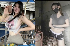 Đỏ mặt hot girl thích “thả rông”, mặc thiếu vải khi làm nông