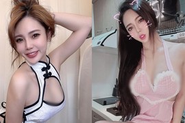 Ngượng đỏ mặt hot girl vô tư “thả rông” diện tạp dề vào bếp