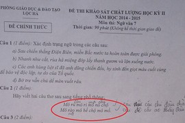 Giáo viên nói về đề thi tiếng Hà Tĩnh gây xôn xao