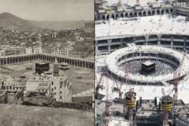 Diện mạo Thánh địa Mecca ngày ấy bây giờ