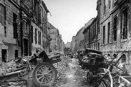 Góc ảnh Thủ đô Berlin hoang tàn năm 1945