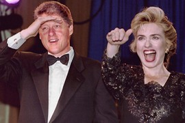 Ảnh cực độc về vợ chồng Hillary - Bill Clinton theo năm tháng 