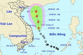 Sáng nay áp thấp nhiệt đới có thể mạnh lên thành bão 