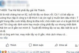 Quan điểm trai Hà Nội phải lấy gái Hà thành khiến MXH dậy sóng