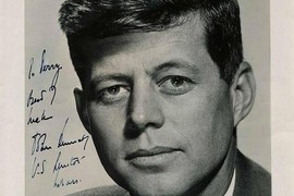 Bán đấu giá 100 kỷ vật của gia đình Tổng thống Kennedy 