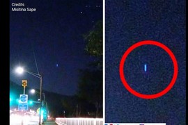 Chấn động: UFO phát ánh sáng màu xanh xuất hiện ở Mỹ?