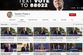 Sau Facebook, Twitter, tới phiên Youtube ra tay với ông Trump