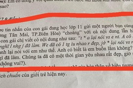 Cười “ná thở” trước đoạn hội thoại “teen-code” trong đề Văn  