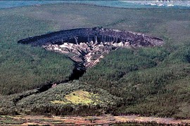 Bí ẩn âm thanh ma quái phát ra từ “cổng địa ngục” Siberia