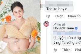 Hồ Bích Trâm đáp trả thẳng thắn khi tên con đầu lòng bị chê 