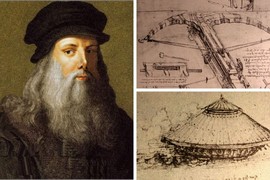 Thán phục loạt thiết kế vũ khí đi trước thời đại của Leonardo da Vinci