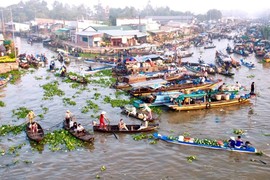 Sóc Trăng: Phát triển du lịch văn hóa lễ hội Chợ nổi Ngã Năm