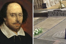 Kỳ bí lời nguyền trên mộ của đại thi hào Shakespeare 