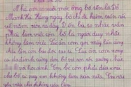 Tranh cãi bài văn tả “nhà em có nuôi một ông bố lười” 