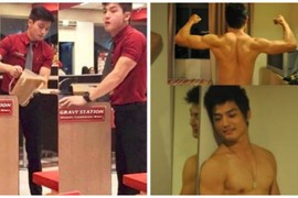 Hot boy quản lý KFC đẹp trai, cơ bắp gây sốt mạng