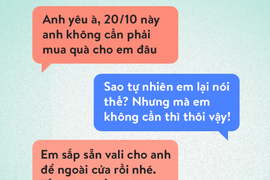 Chết cười với trò mè nheo quà trá hình của hội chị em ngày 20/10