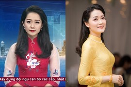 Nữ BTV thời sự khiến dân mạng đang bận cũng phải bật TV khi đến giờ