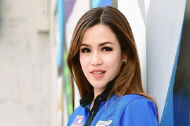 Nhan sắc "không phải dạng vừa đâu" của nữ chủ tịch CLB tại Lao League