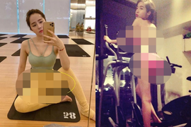 Tập gym, dàn mỹ nhân showbiz diện đồ nhìn thôi "ngượng chín mặt"