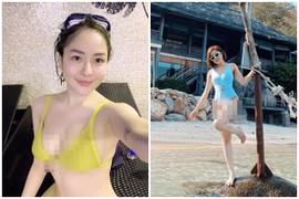 Đăng ảnh bikini khoe vòng eo, hot girl Trâm Anh được khen hết lời