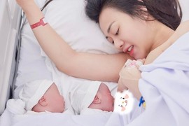 Phương Oanh vượt cạn, thành công sinh hạ cặp Baby Shark 