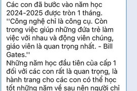 Vừa lớp 1, phụ huynh muốn trích quỹ lớp “nhận trước cô lớp 2“