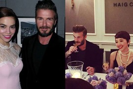 Hồ Ngọc Hà, Tóc Tiên siêu quyến rũ bên David Beckham